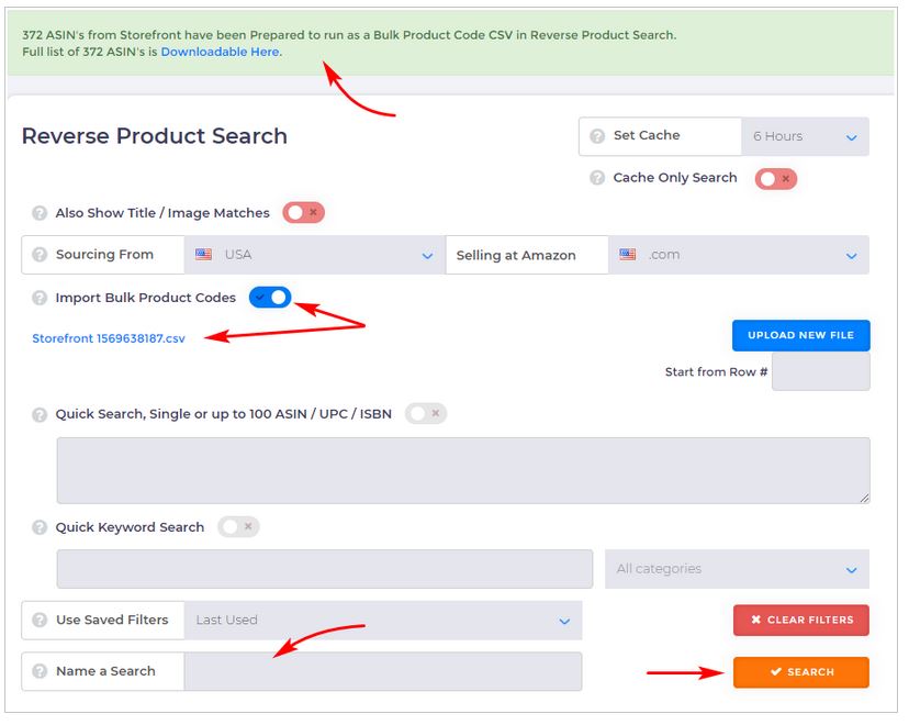 reverse product search